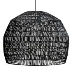 Ay Illuminate Hanglamp Nama 3 Zwart Rotan ø72cm