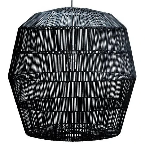 Ay Illuminate Hanglamp Nama 5 Zwart Rotan ø78cm - Afbeelding 2