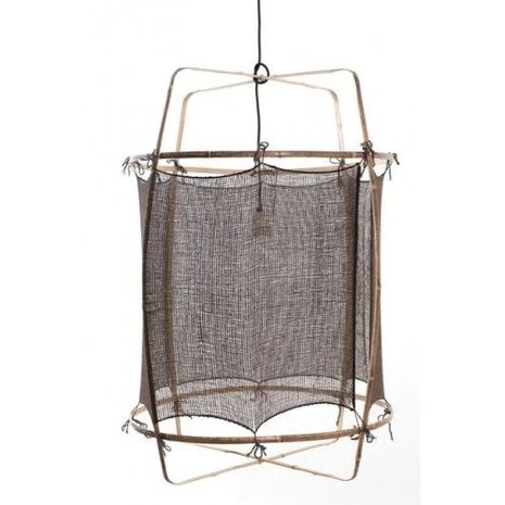 Ay Illuminate Hanglamp Z1 Bamboe Zwart Cashmere ø67x100cm - Afbeelding 2