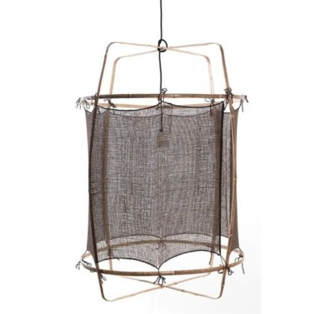 Ay Illuminate Hanglamp Z1 Bamboe Zwart Cashmere ø67x100cm