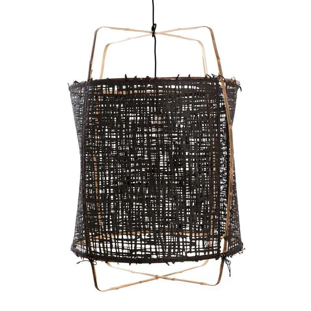 Ay Illuminate Hanglamp Z1 Bamboe Zwart Karton ø67x100cm