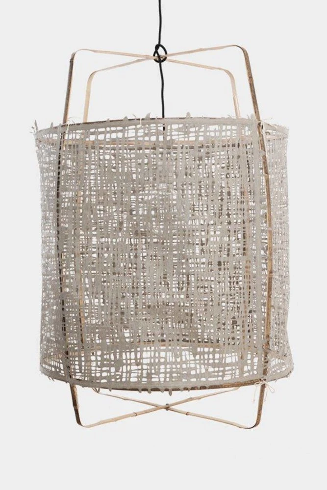 Ay Illuminate Hanglamp Z11 Bamboe Grijs Karton ø48,5x72,5cm
