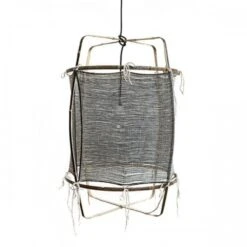 Ay Illuminate Hanglamp Z11 Bamboe Zwart Cashmere ΓΈ48,5x72,5cm