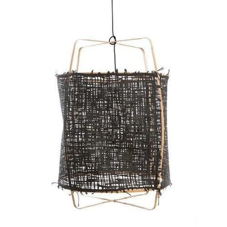 Ay Illuminate Hanglamp Z2 Blond Bamboe Zwart Karton ø67x100cm - Afbeelding 2