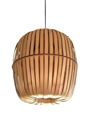 Ay Illuminate Kiwi Hanglamp Bamboe - Medium - Afbeelding 2