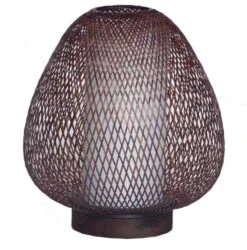 Ay Illuminate Tafellamp Twiggy Egg Bruin Bamboe ø30cm