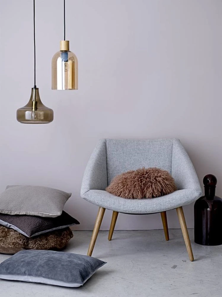 Bloomingville Hanglamp Bruin Glas - Afbeelding 2