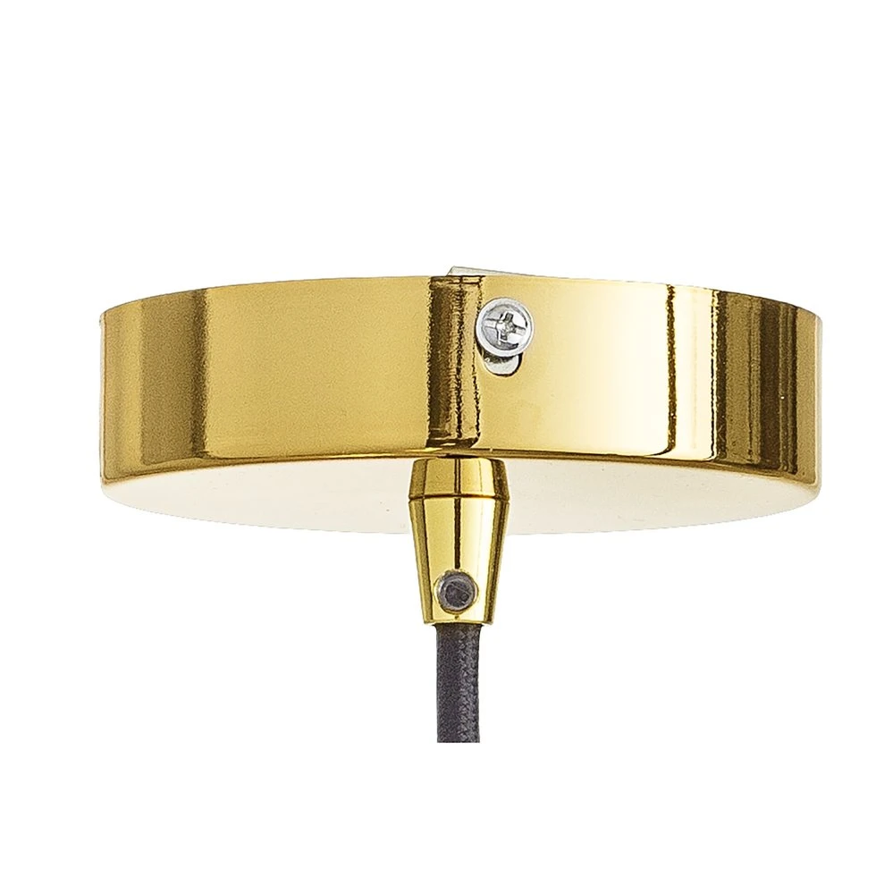 Bloomingville Hanglamp Groen Glas Met Motief - Afbeelding 3