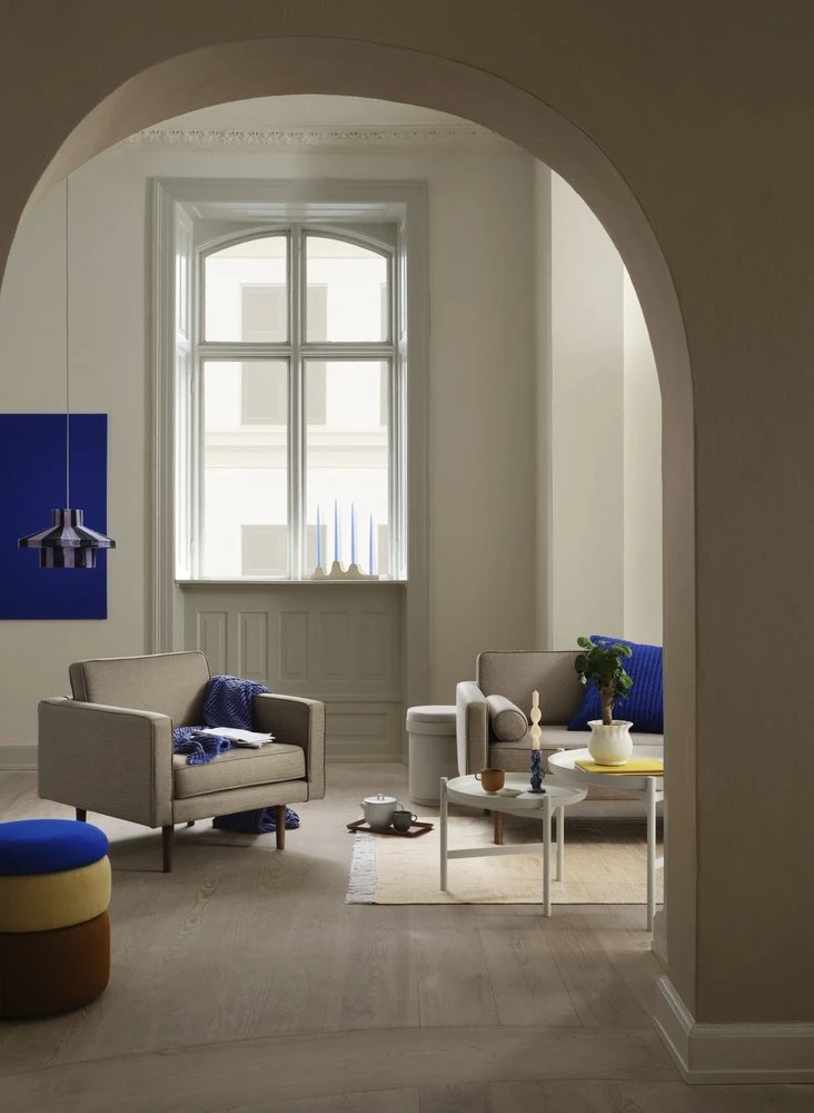 Broste Copenhagen Diana Lampenkap Paars Ø45cm - 70195002 - Afbeelding 2