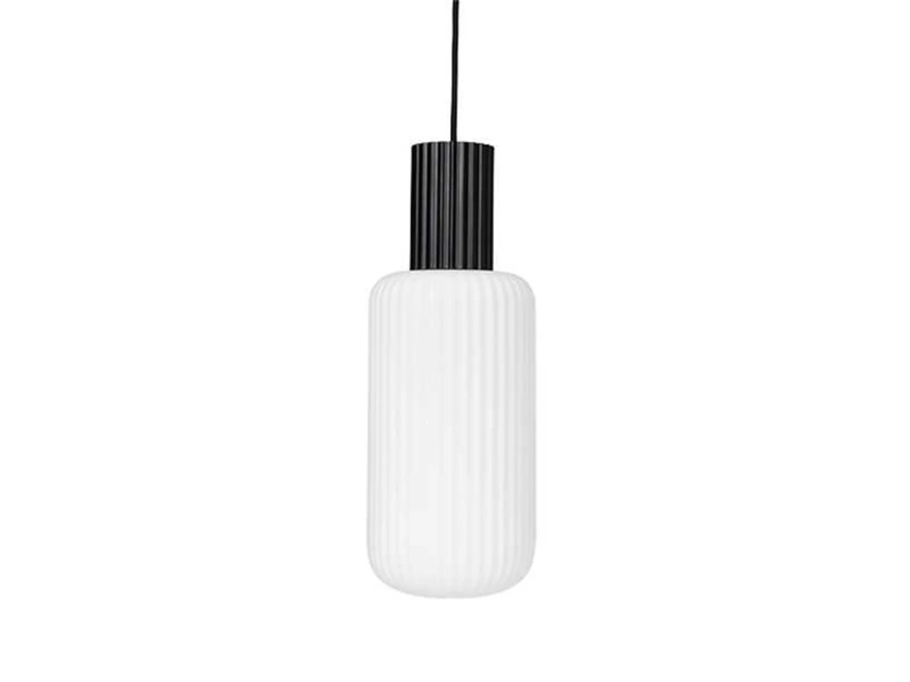 Broste Copenhagen Lolly Hanglamp Zwart - Ø16XH43cm