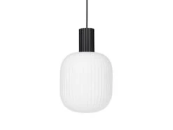 Broste Copenhagen Lolly Hanglamp Zwart - Ø27XH42cm