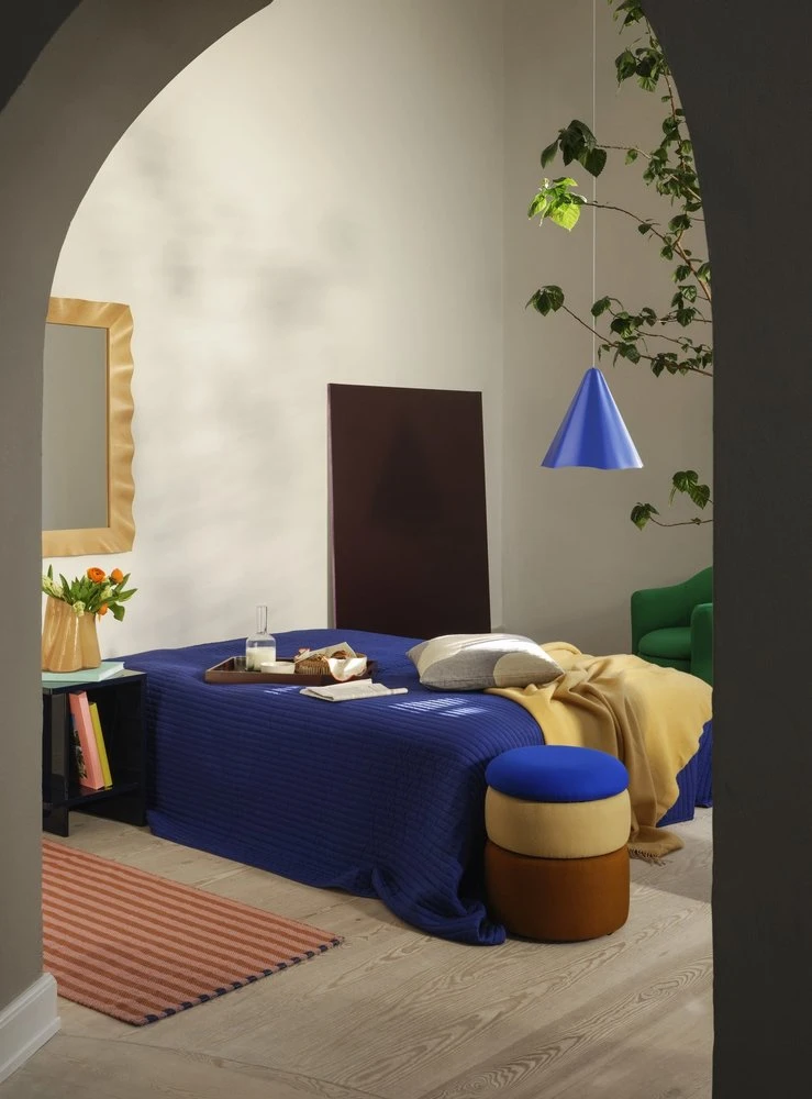 Broste Copenhagen Skirt Hanglamp Blauw Ø30cm - 60080017 - Afbeelding 2