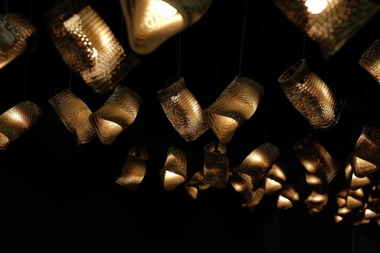 Graypants Moa Linear7 Hanglamp Bruin Ø15x126cm - Afbeelding 4