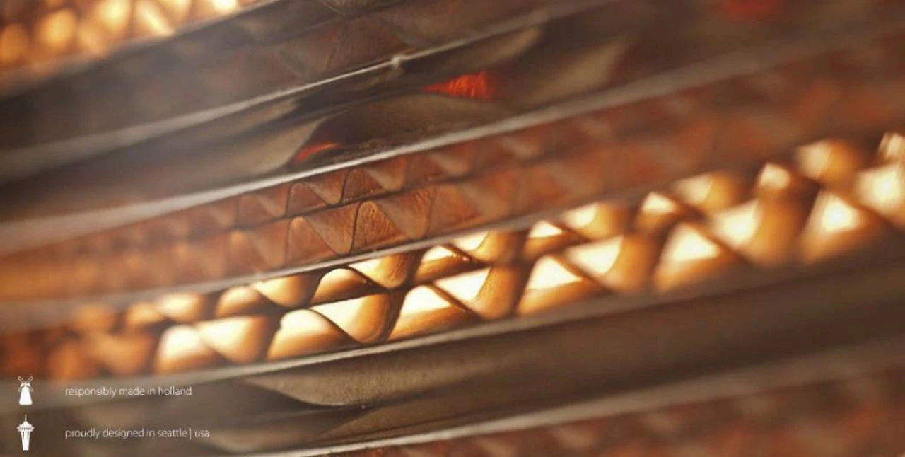 Graypants Tilt Vloerlamp Bruin Karton Ø46x35x170cm - Afbeelding 3