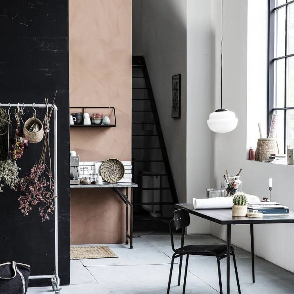 House Doctor Acorn Hanglamp Wit Glas Ø29cm - Afbeelding 2