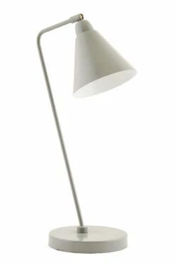 House Doctor Game Tafellamp Grijs Metaal Wit