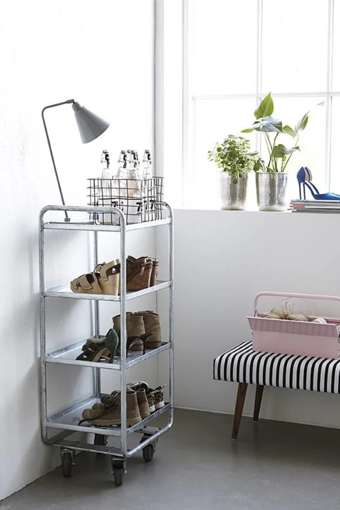 House Doctor Game Tafellamp Zwart Metaal Wit - Afbeelding 2