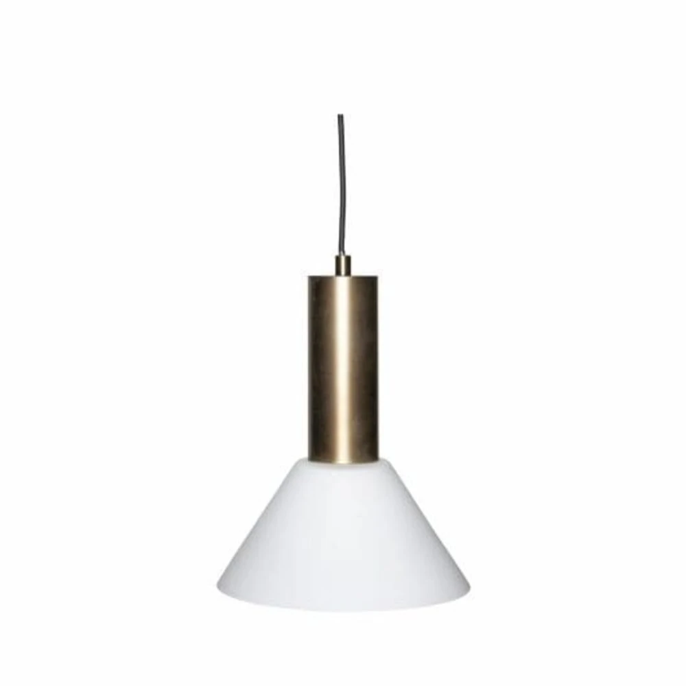 Hubsch Contrast Hanglamp Geborsteld Messing - 961611
