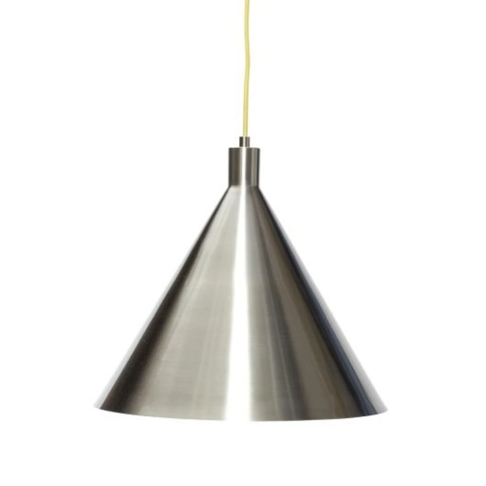 Hubsch Hanglamp Metaal - Nickel/geel