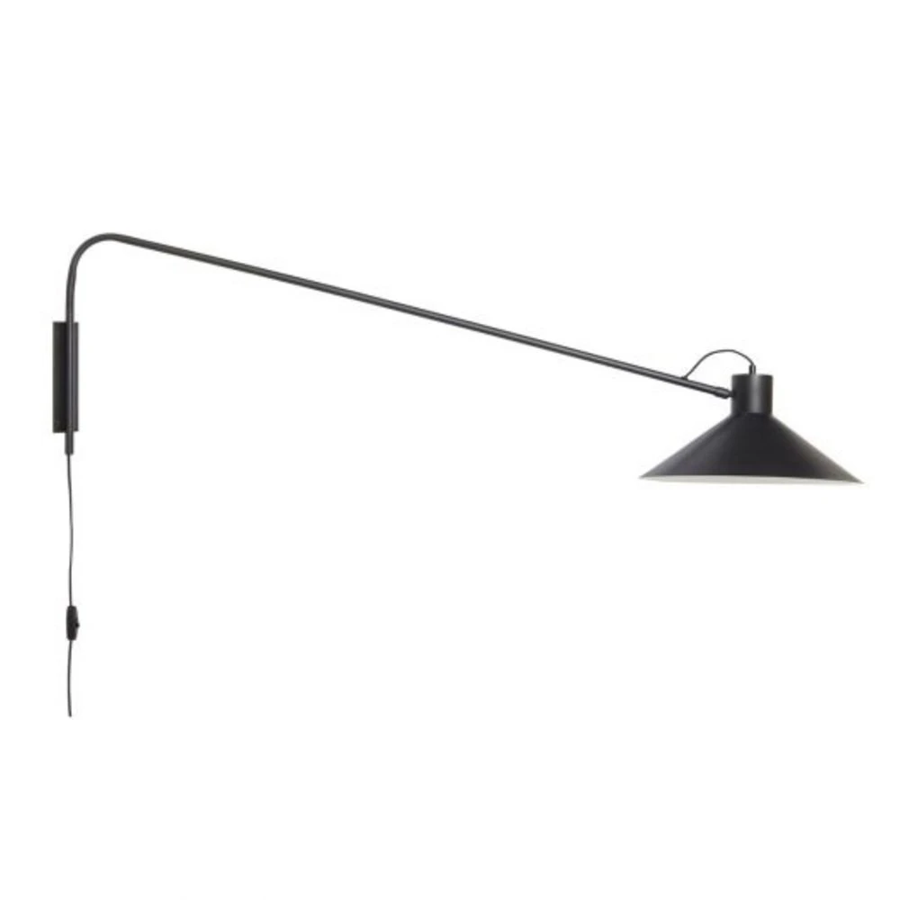 Hubsch Wandlamp Ijzer - Zwart
