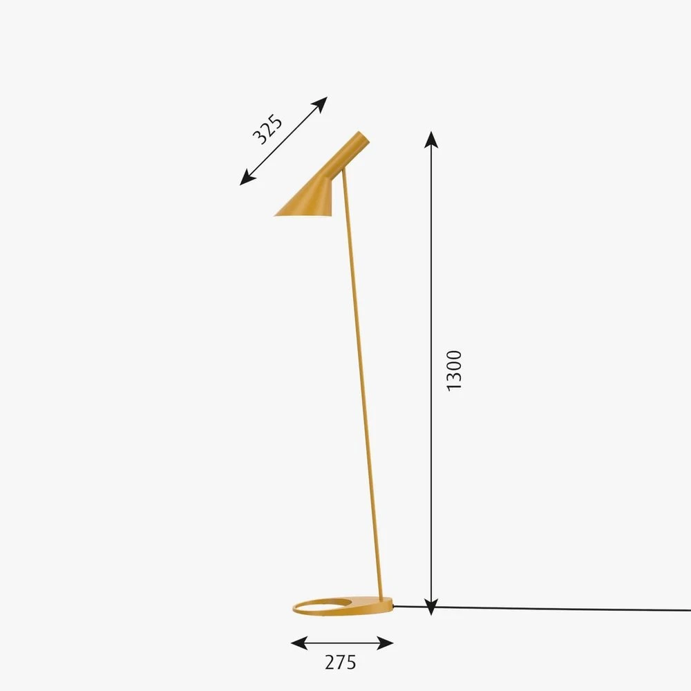 Louis Poulsen AJ Staande Lamp Okergeel - 5744169736 - Afbeelding 2