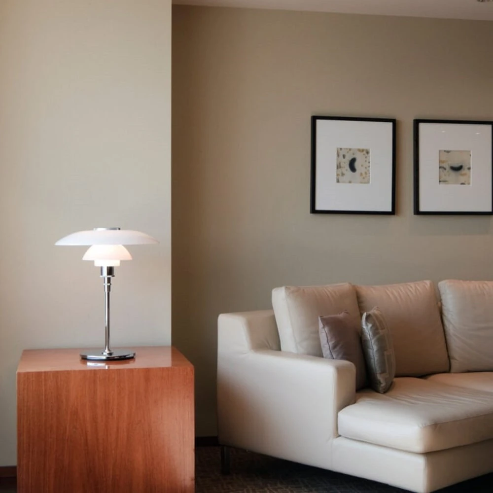 Louis Poulsen PH 4½-3½ Glas Tafellamp Chroom - 5744161501 - Afbeelding 5