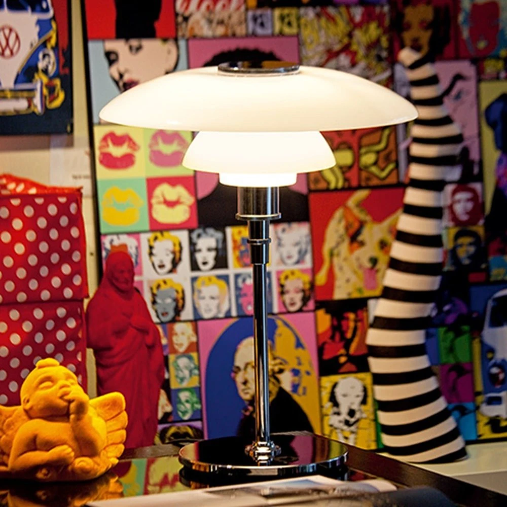 Louis Poulsen PH 4½-3½ Glas Tafellamp Chroom - 5744161501 - Afbeelding 7