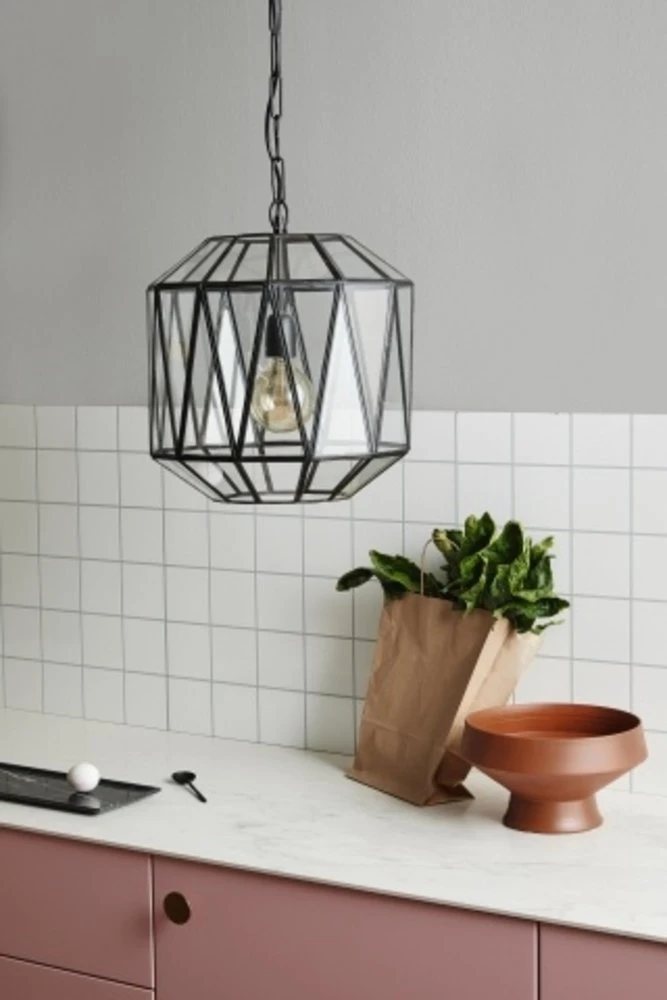 Nordal Ate Hanglamp Glas Triangels - Zwart - Afbeelding 2