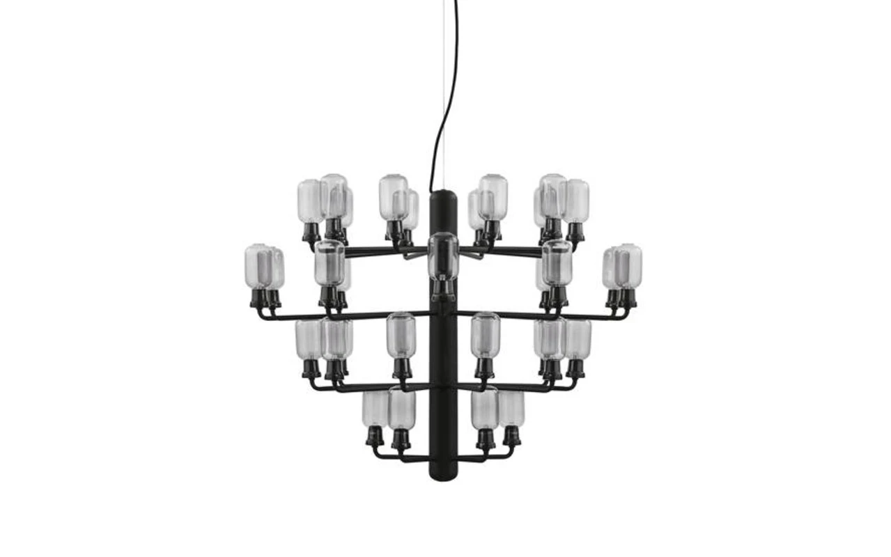 Normann Copenhagen AMP Chandelier Large Hanglamp Zwart