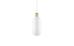 Normann Copenhagen AMP Large Hanglamp Wit Messing