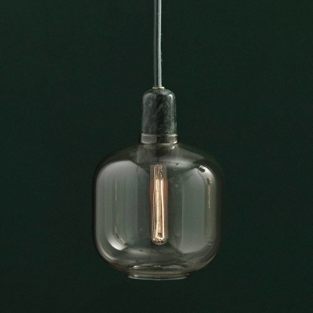 Normann Copenhagen AMP Small Hanglamp Goud Groen - Afbeelding 5