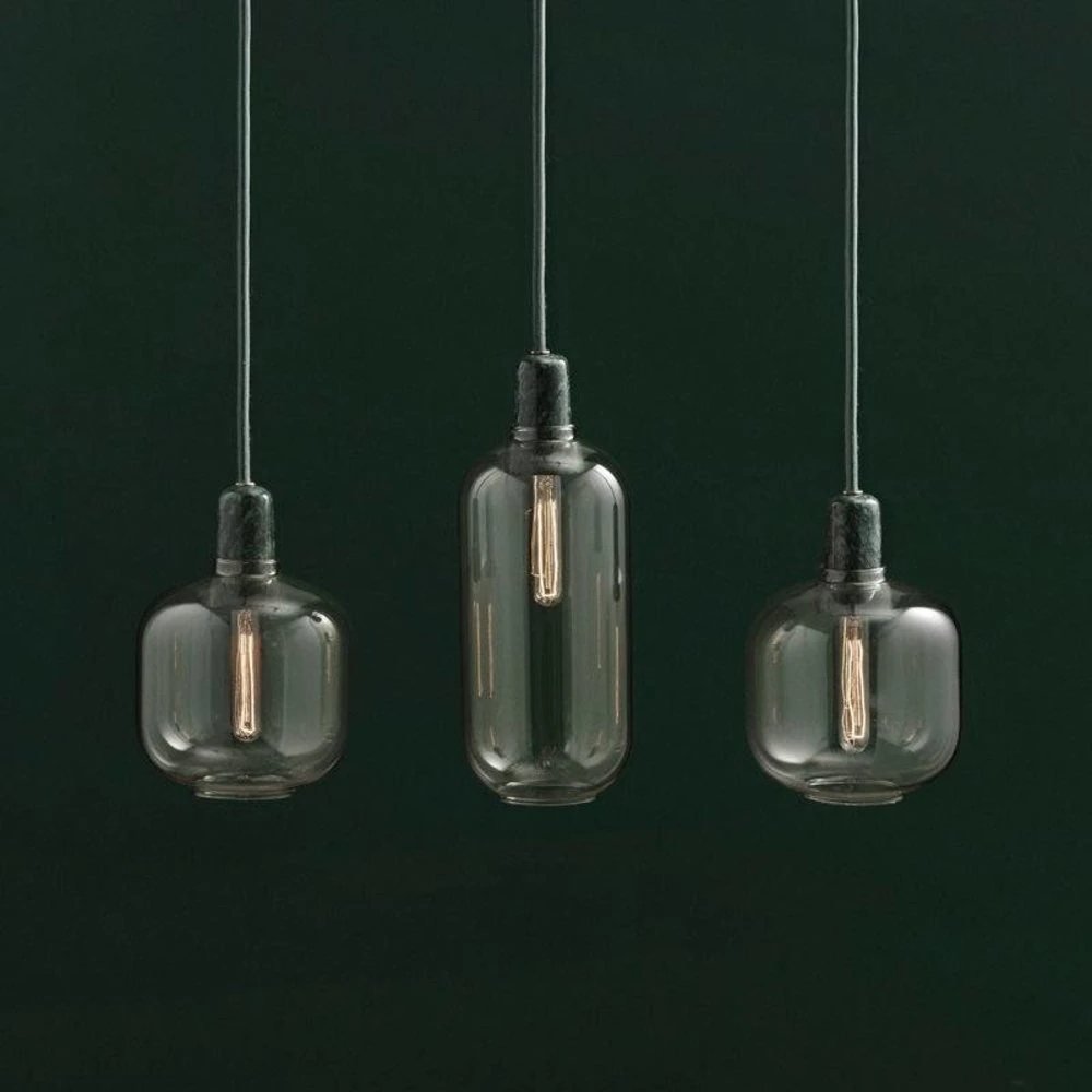 Normann Copenhagen AMP Small Hanglamp Goud Groen - Afbeelding 6