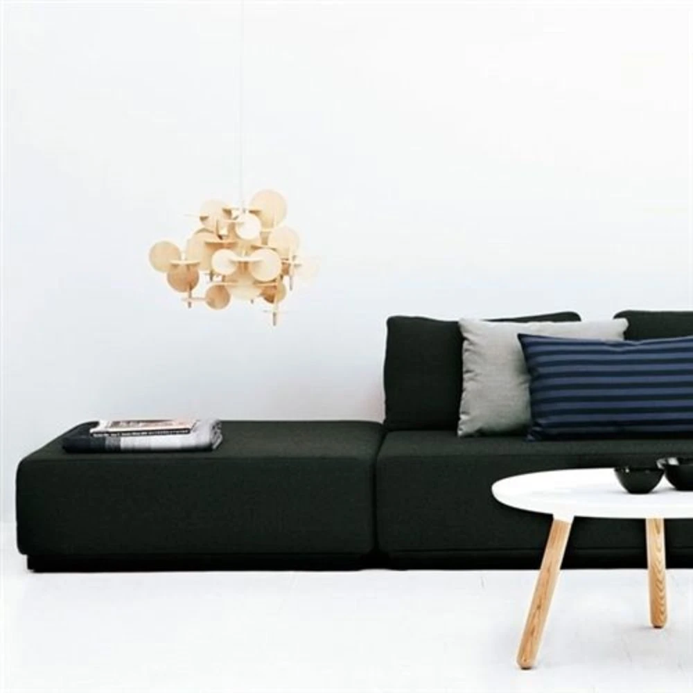 Normann Copenhagen Bau Small Hanglamp Nature Hout - Afbeelding 2