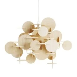 Normann Copenhagen Bau Small Hanglamp Nature Hout