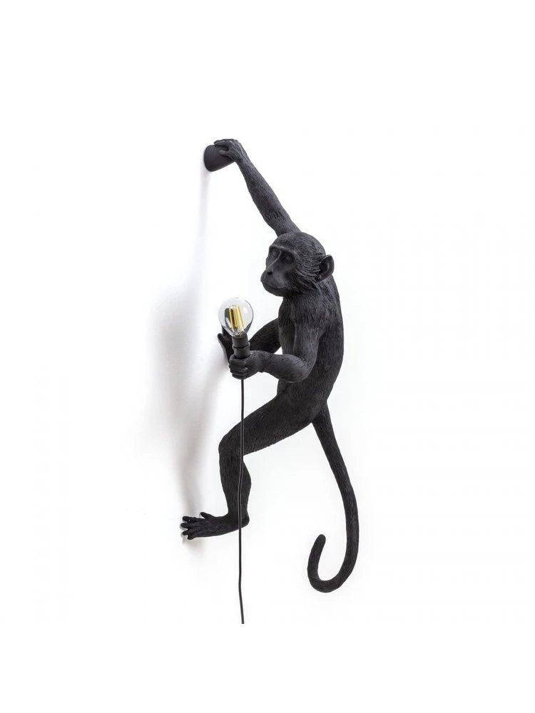 Seletti Monkey Lamp Hanging Right - Zwart - Afbeelding 4