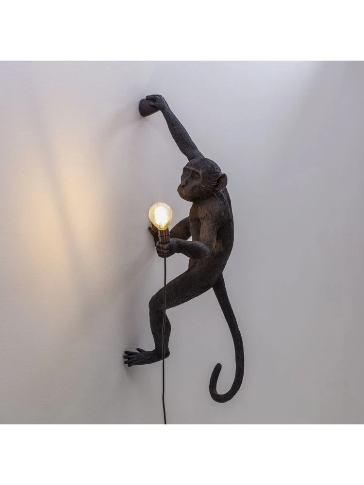 Seletti Monkey Lamp Hanging Right - Zwart - Afbeelding 5