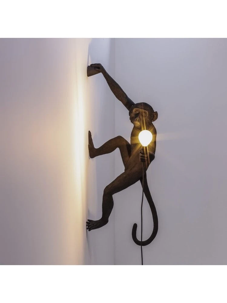 Seletti Monkey Lamp Hanging Right - Zwart - Afbeelding 6