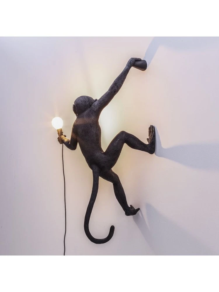 Seletti Monkey Lamp Hanging Right - Zwart - Afbeelding 8