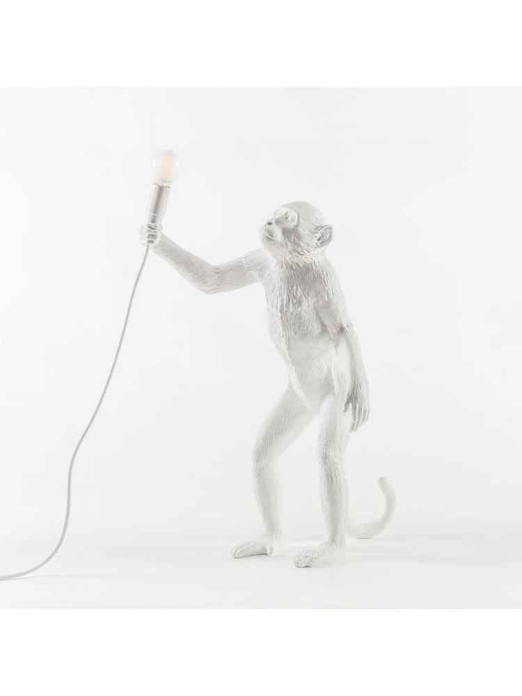 Seletti Monkey Lamp Standing - Wit - Afbeelding 3