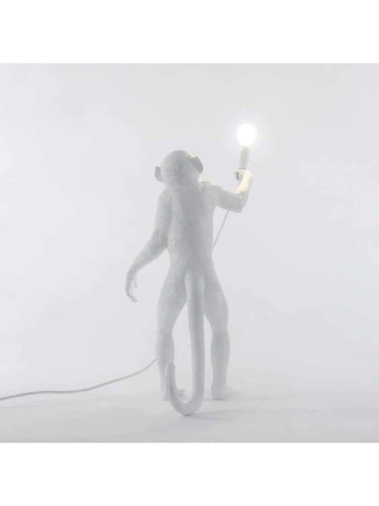 Seletti Monkey Lamp Standing - Wit - Afbeelding 8